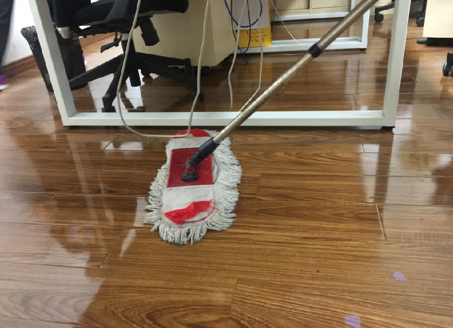 花垣县木地板保洁案例